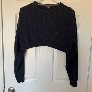 Dockers Navy Cropped Sweater